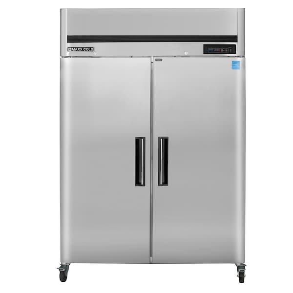 Maxx Cold Reach-In Freezer, Double Door, Top Mount 42.8 CUFT MCFT-49FD - main